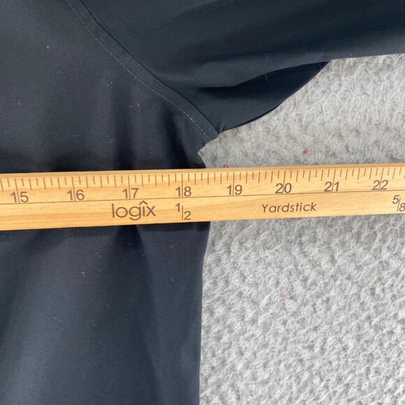 Talbots Shirt Womens 8 Petite Black Non Iron Button Collar Long Sleeve Stretch - Picture 7 of 9